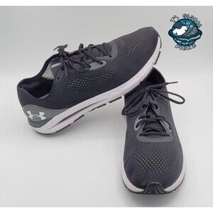 Men’s Under Armour HOVR Sonic 5 Running Shoes 3024898-001 Black Grey Size 14